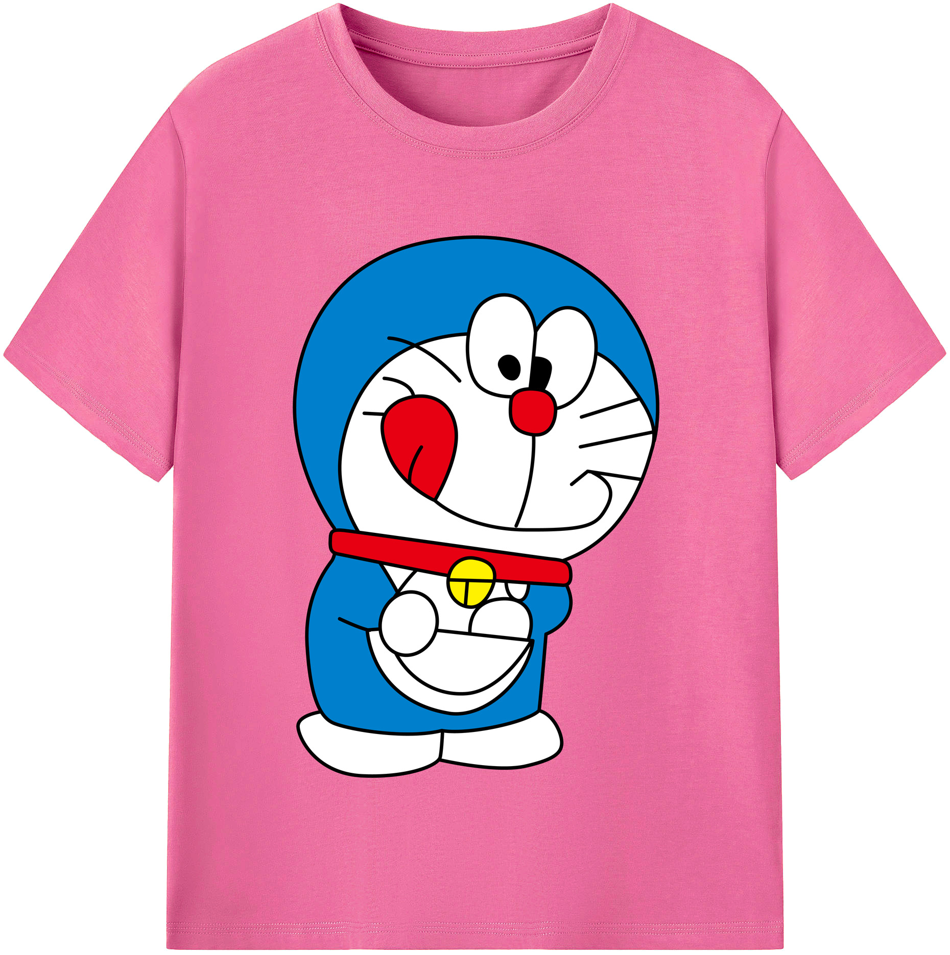 （画像用） ドラえもん Doraemon レディースカジュアルプリントTシャツ（綿100％）